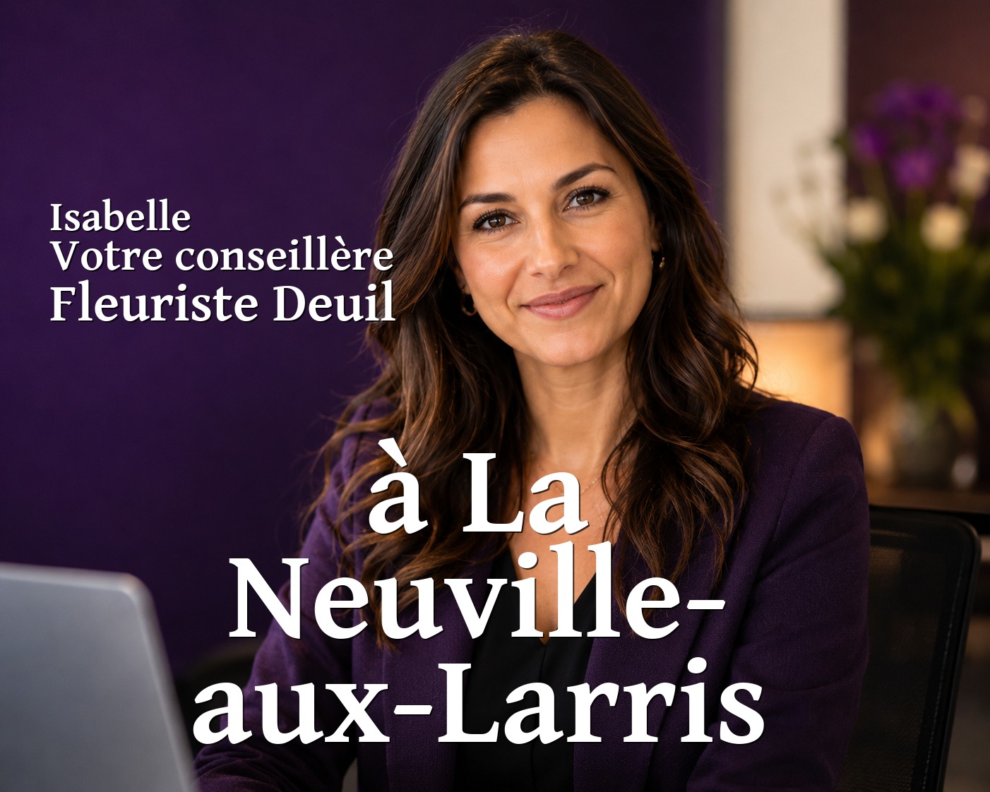 Isabelle, votre conseillère Fleuriste Deuil à La Neuville-aux-Larris
