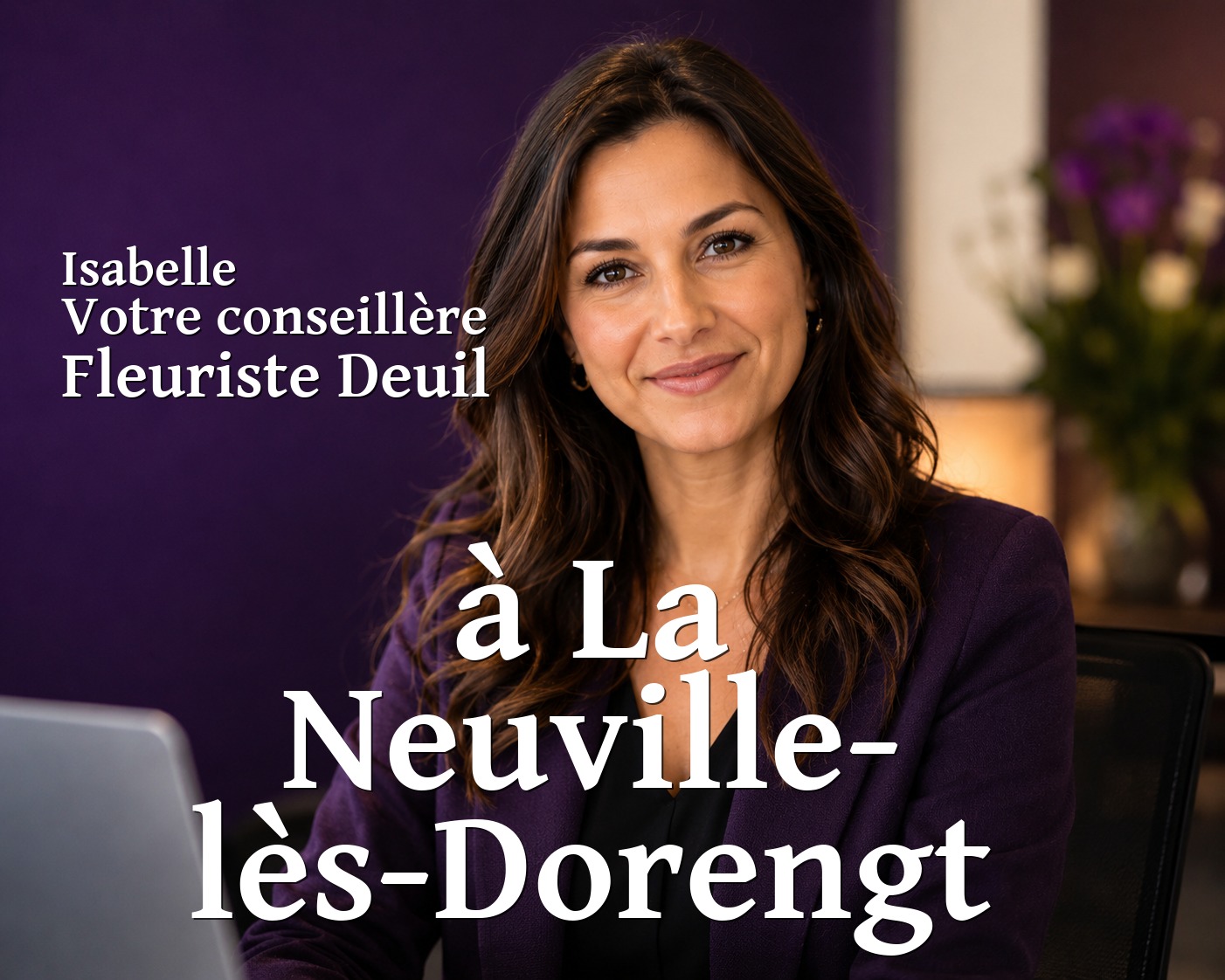 Isabelle, votre conseillère Fleuriste Deuil à La Neuville-lès-Dorengt