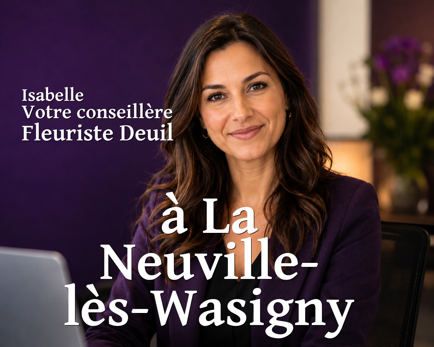 Isabelle, votre conseillère Fleuriste Deuil à La Neuville-lès-Wasigny