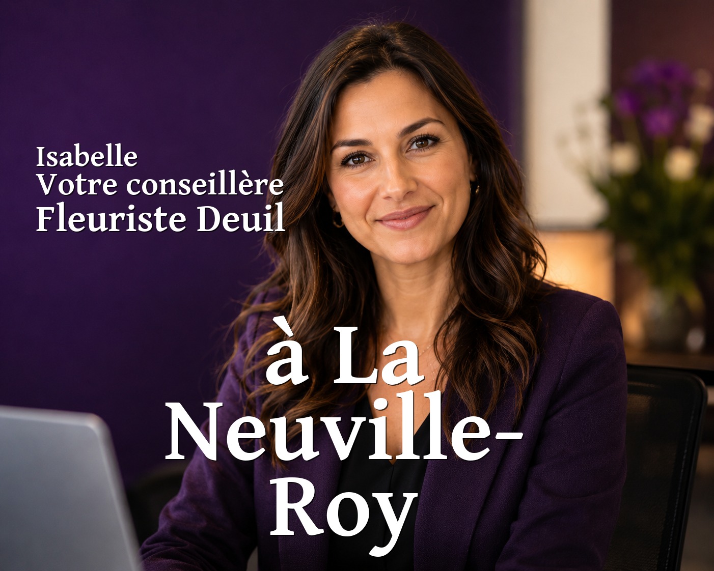 Isabelle, votre conseillère Fleuriste Deuil à La Neuville-Roy