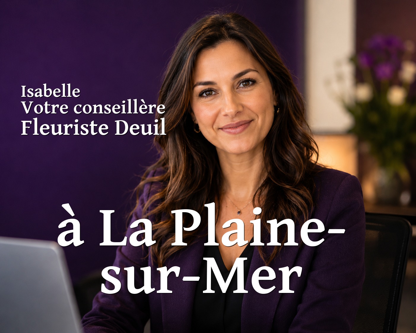 Isabelle, votre conseillère Fleuriste Deuil à La Plaine-sur-Mer