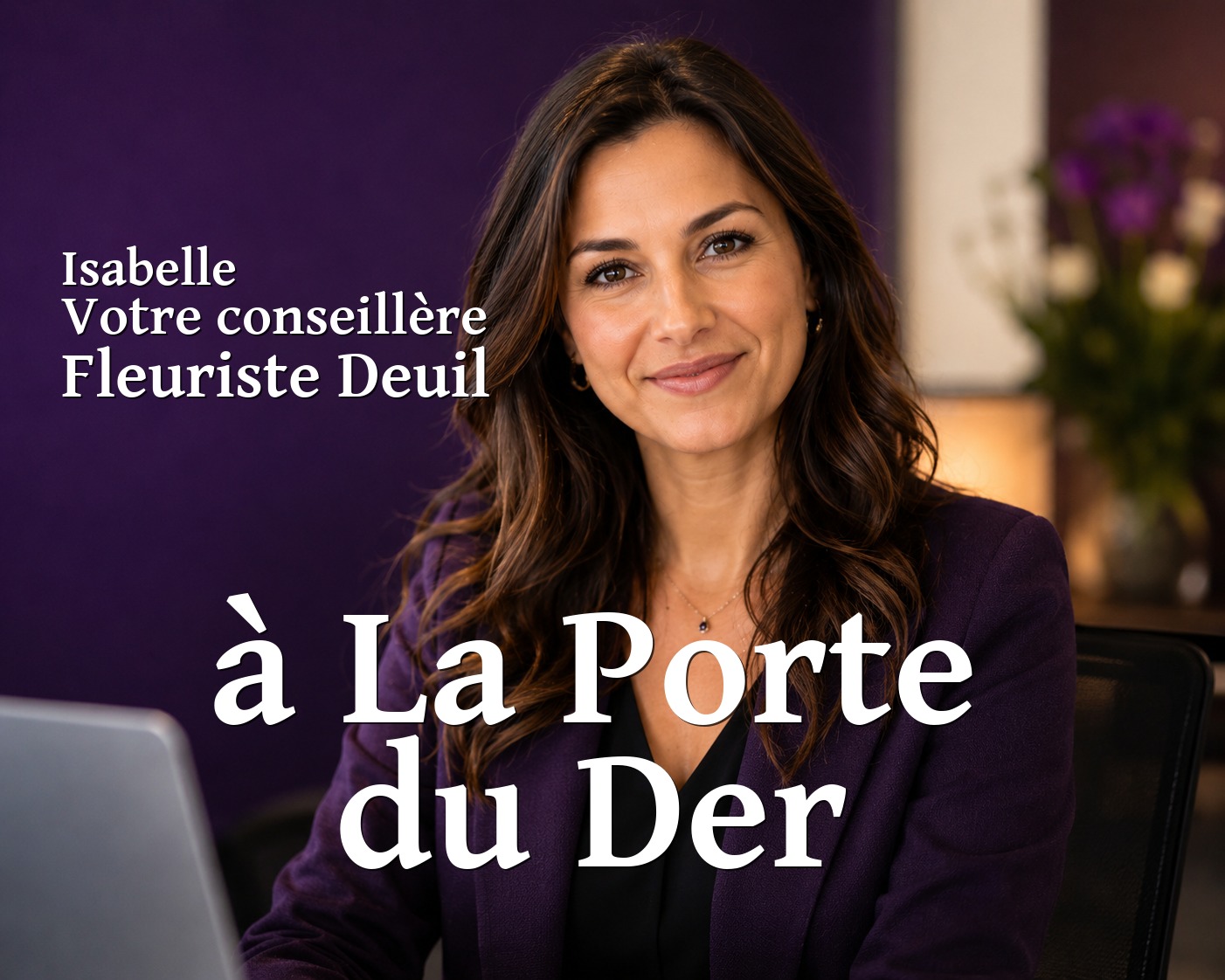 Isabelle, votre conseillère Fleuriste Deuil à La Porte du Der