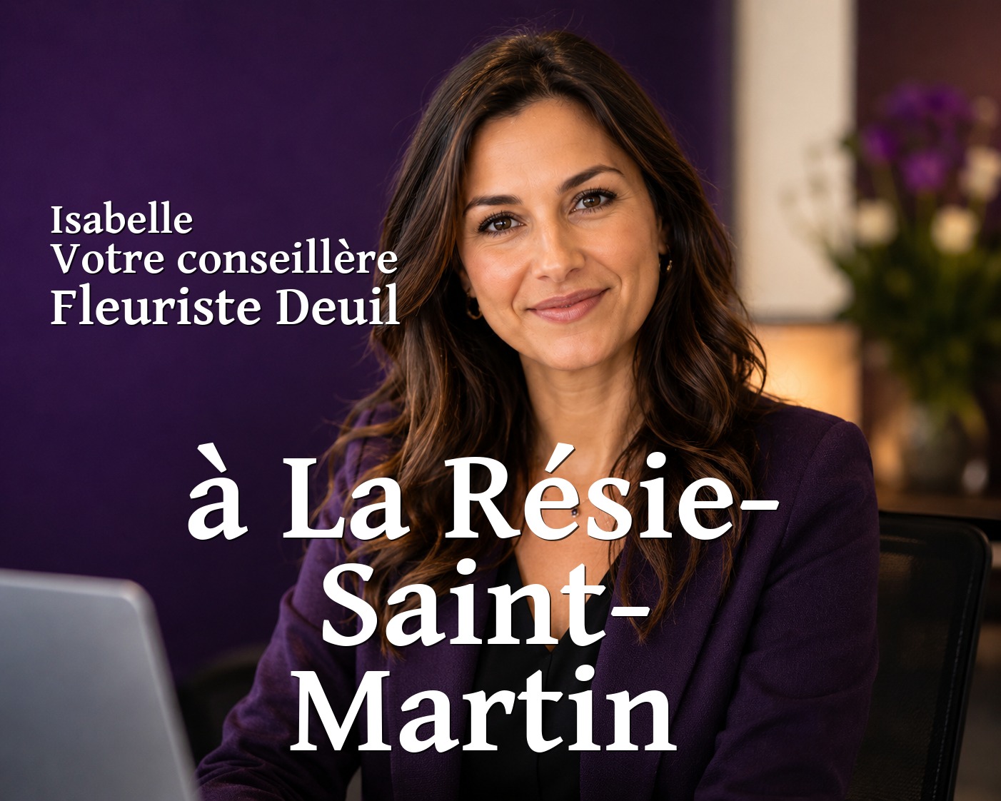 Isabelle, votre conseillère Fleuriste Deuil à La Résie-Saint-Martin