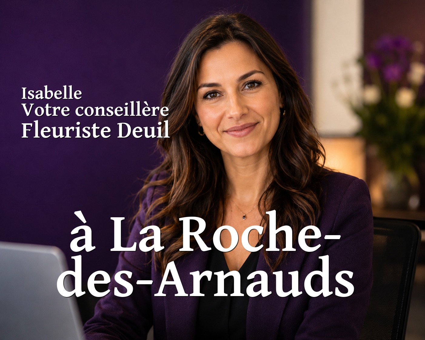 Isabelle, votre conseillère Fleuriste Deuil à La Roche-des-Arnauds