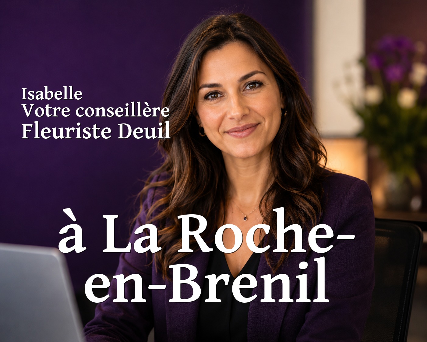Isabelle, votre conseillère Fleuriste Deuil à La Roche-en-Brenil