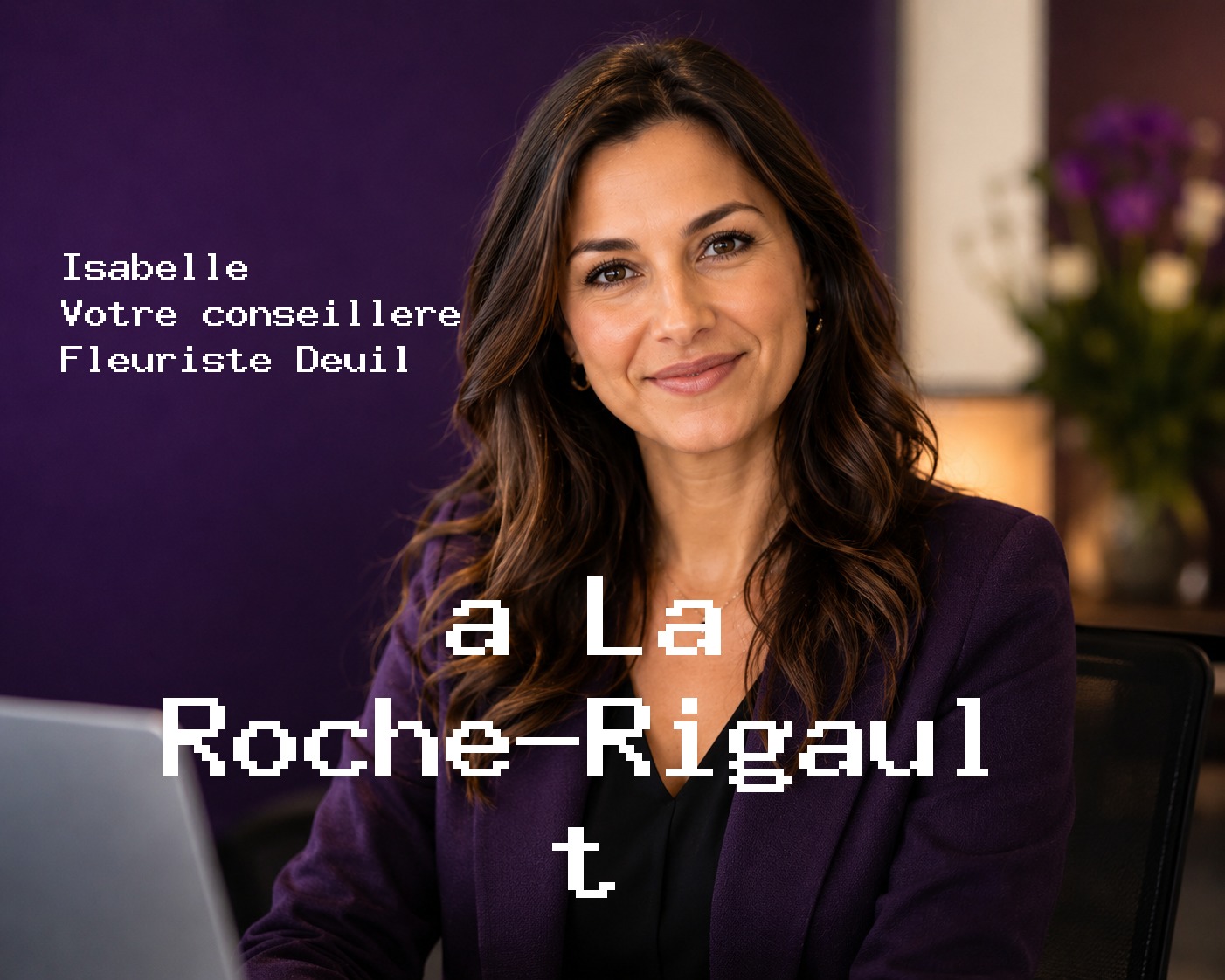 Isabelle, votre conseillère Fleuriste Deuil à La Roche-Rigault