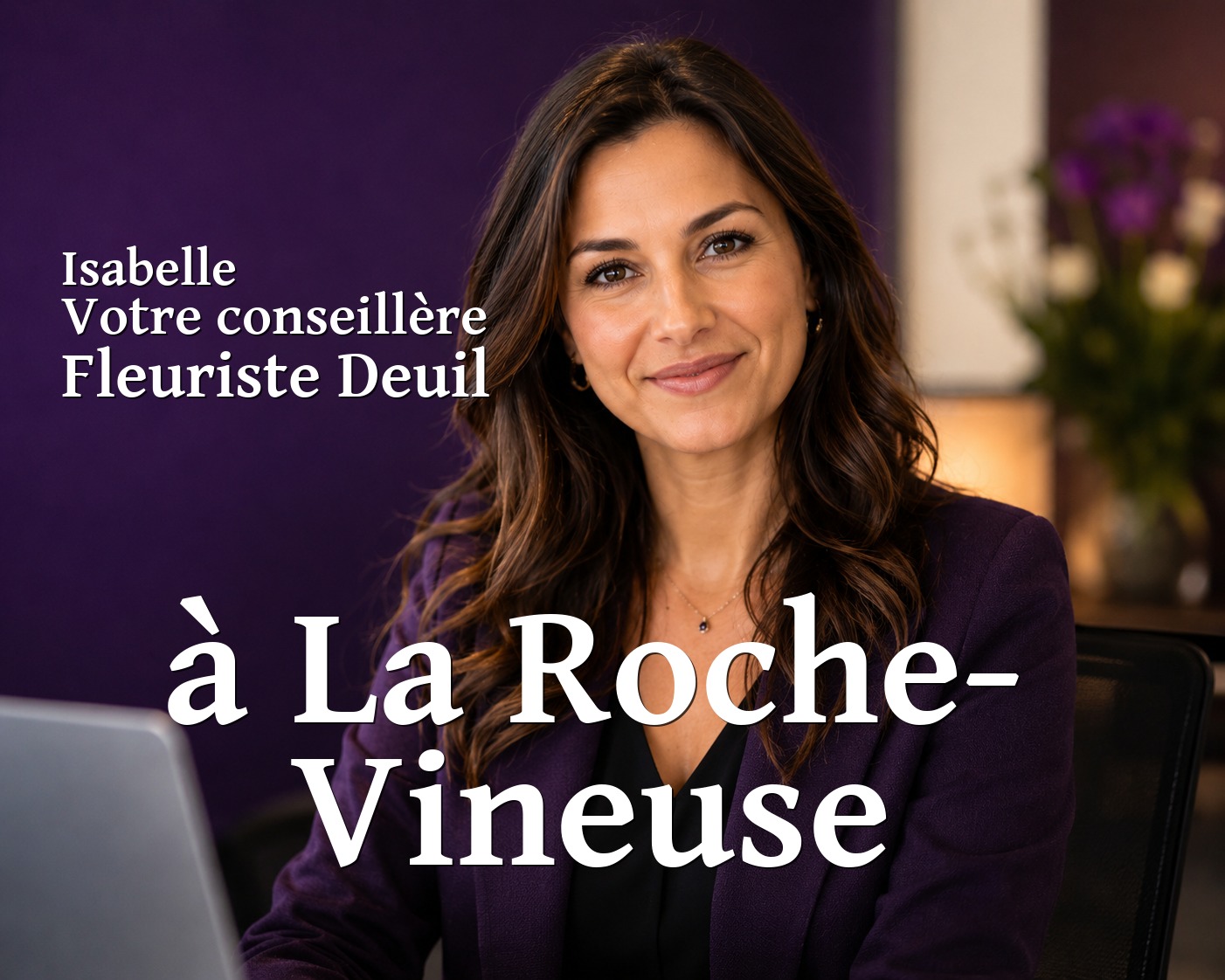 Isabelle, votre conseillère Fleuriste Deuil à La Roche-Vineuse