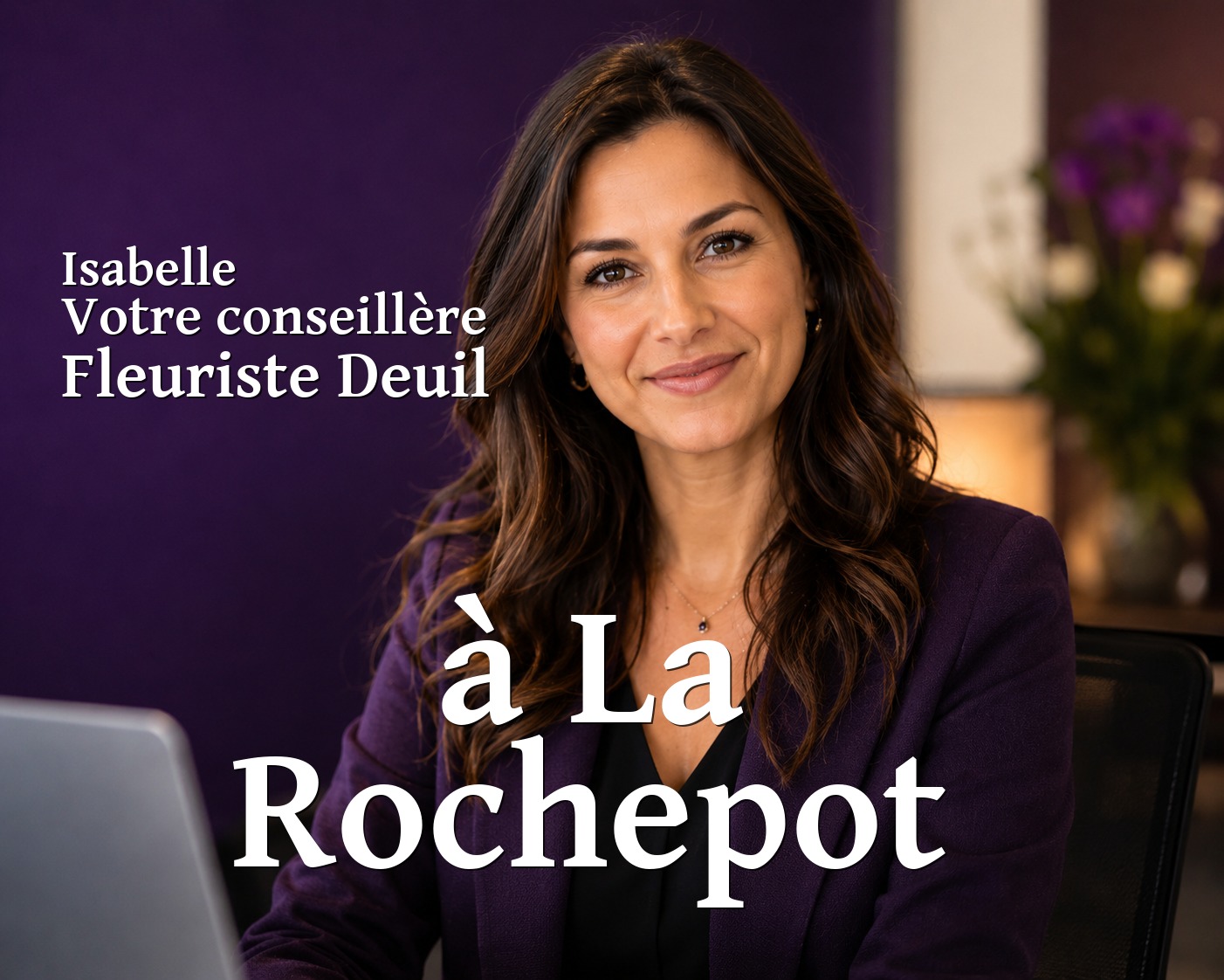 Isabelle, votre conseillère Fleuriste Deuil à La Rochepot