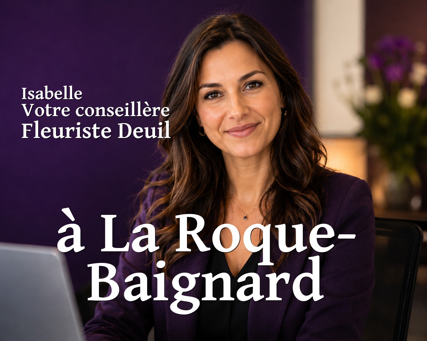 Isabelle, votre conseillère Fleuriste Deuil à La Roque-Baignard