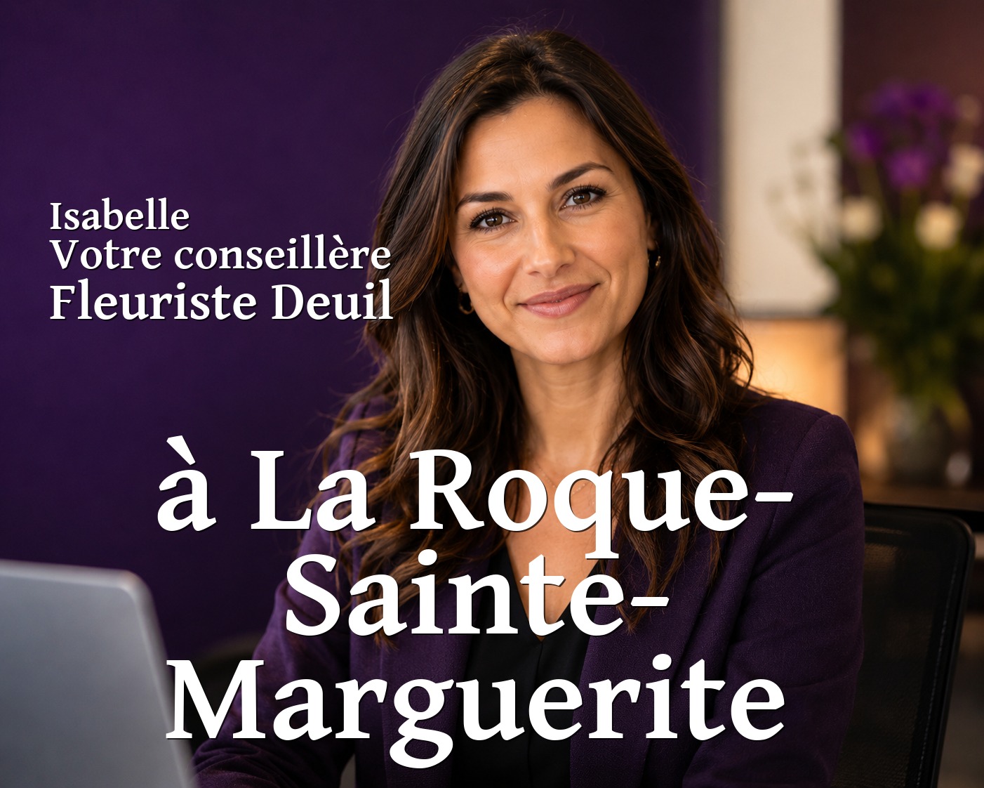 Isabelle, votre conseillère Fleuriste Deuil à La Roque-Sainte-Marguerite