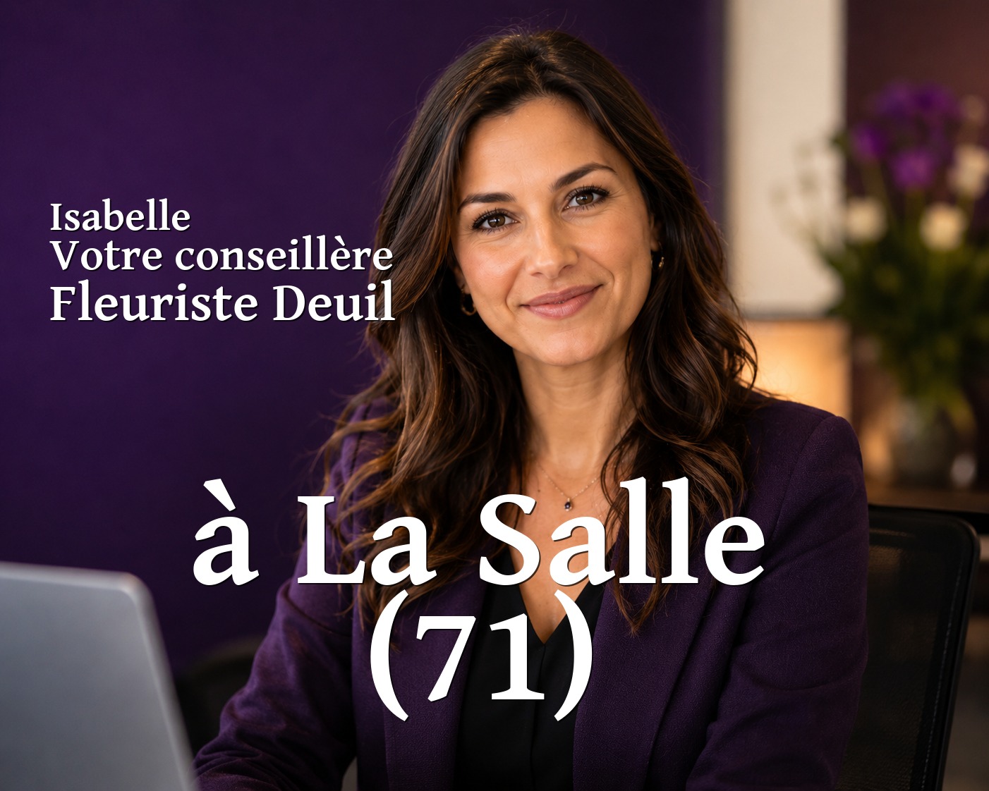 Isabelle, votre conseillère Fleuriste Deuil à La Salle (71)