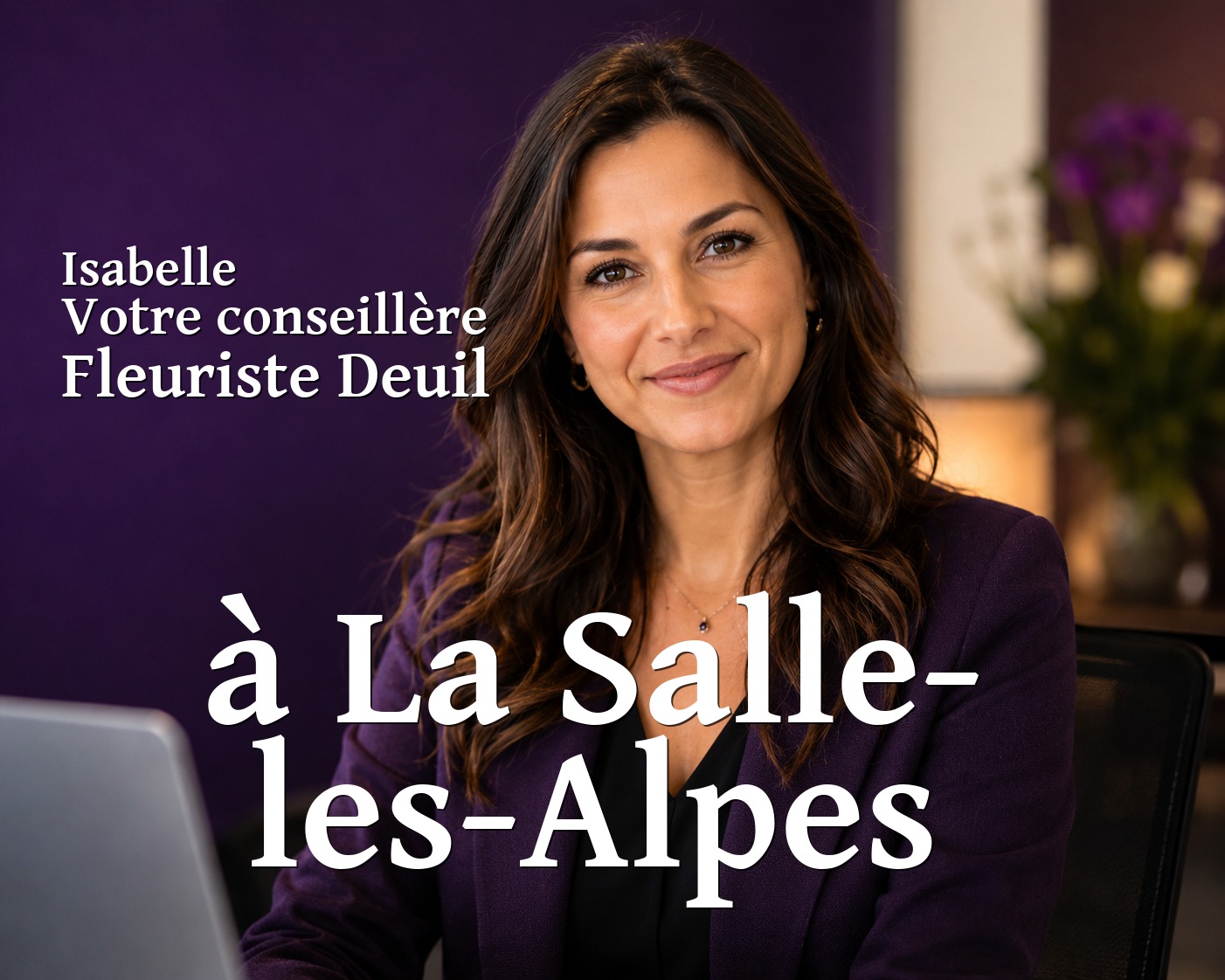 Isabelle, votre conseillère Fleuriste Deuil à La Salle-les-Alpes