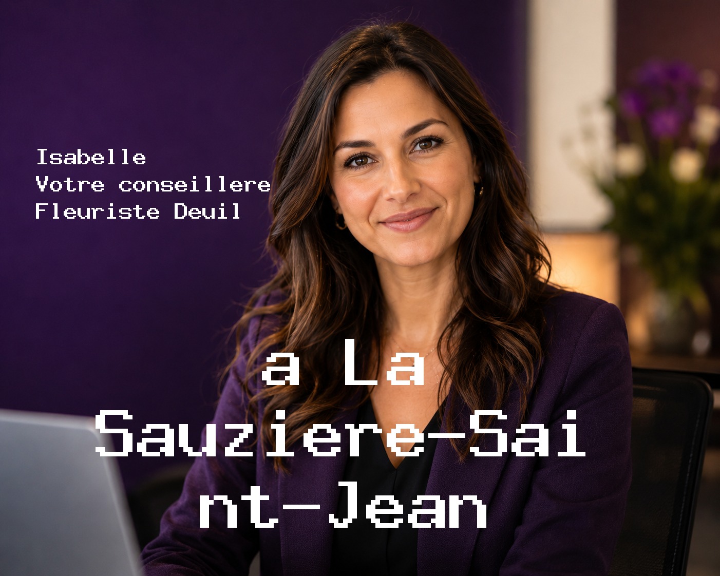 Isabelle, votre conseillère Fleuriste Deuil à La Sauzière-Saint-Jean