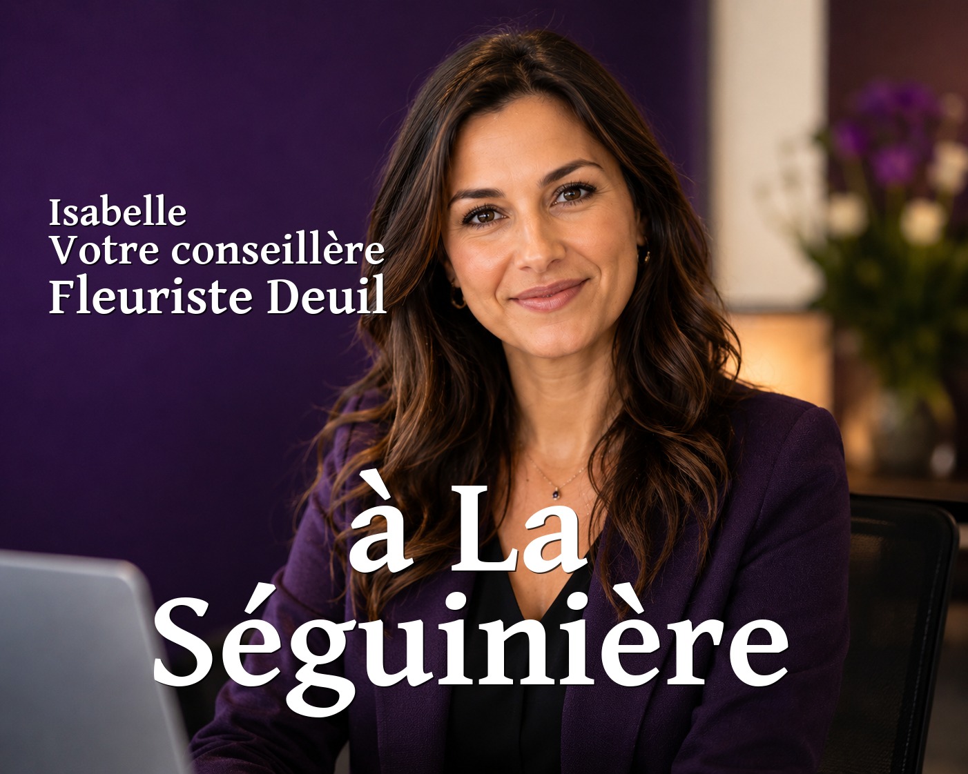 Isabelle, votre conseillère Fleuriste Deuil à La Séguinière
