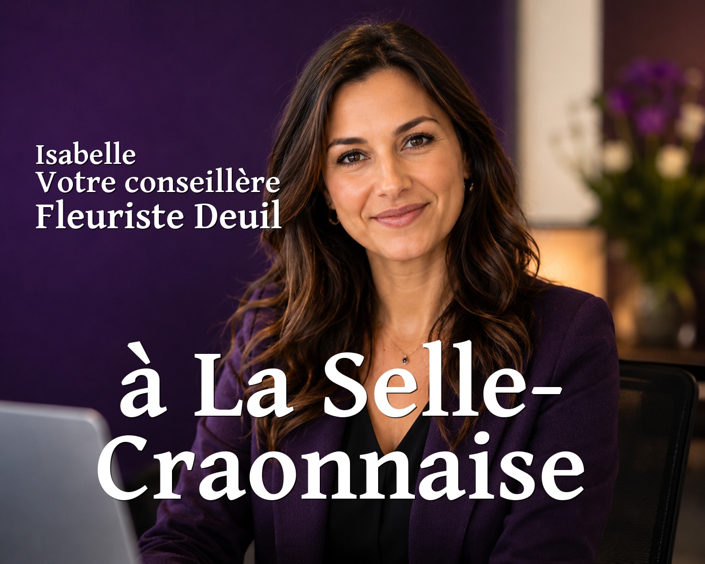Isabelle, votre conseillère Fleuriste Deuil à La Selle-Craonnaise