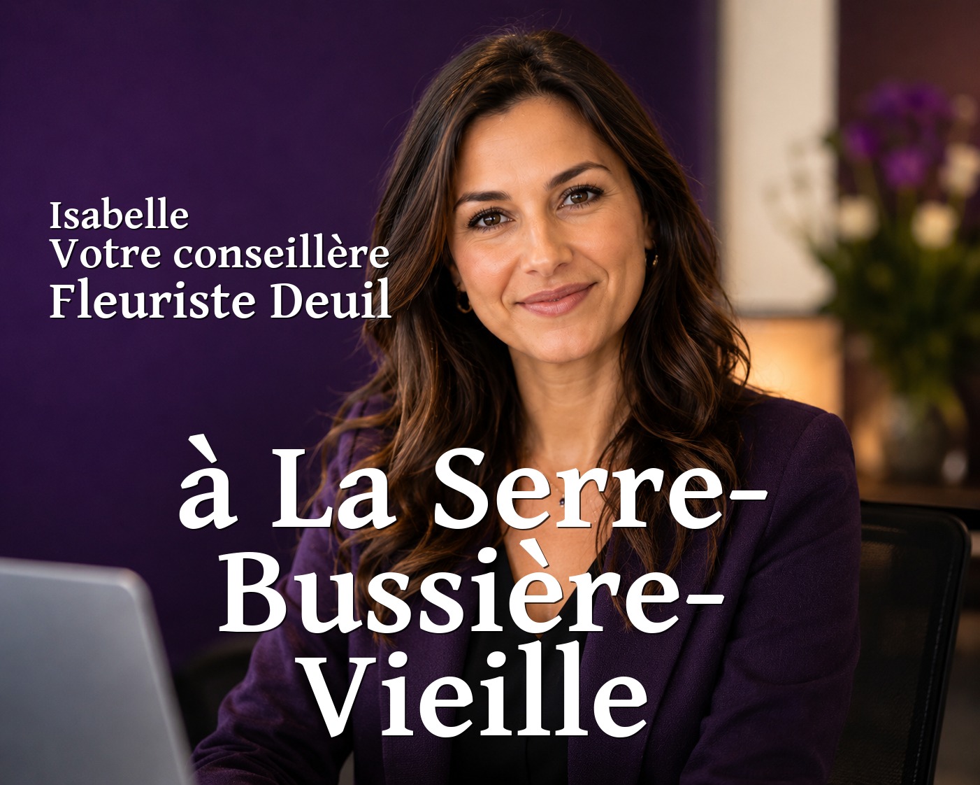 Isabelle, votre conseillère Fleuriste Deuil à La Serre-Bussière-Vieille