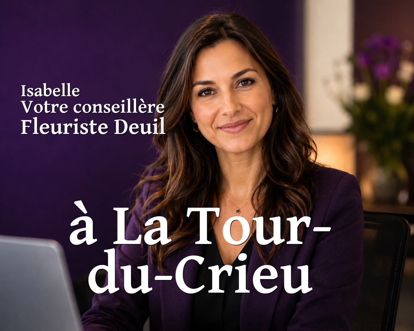 Isabelle, votre conseillère Fleuriste Deuil à La Tour-du-Crieu