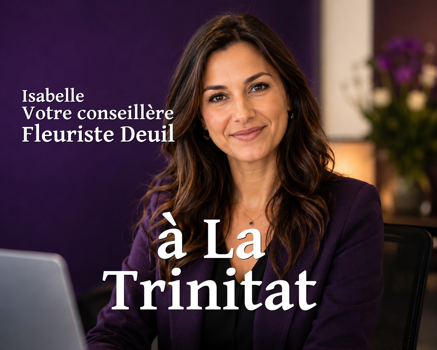Isabelle, votre conseillère Fleuriste Deuil à La Trinitat