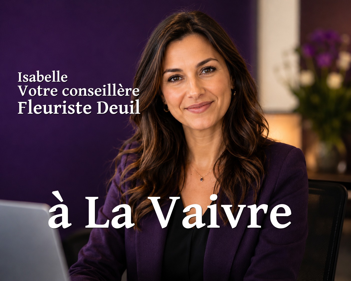 Isabelle, votre conseillère Fleuriste Deuil à La Vaivre