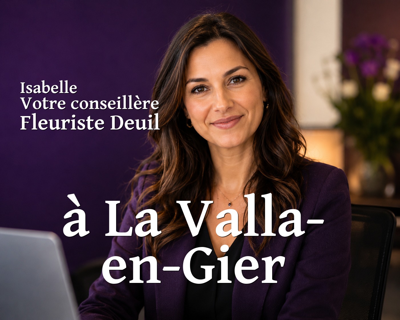 Isabelle, votre conseillère Fleuriste Deuil à La Valla-en-Gier
