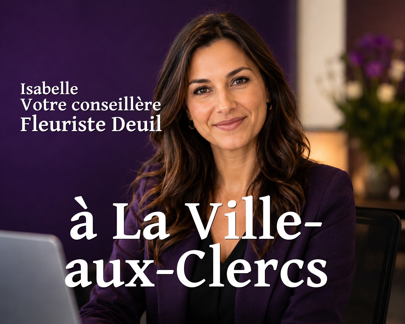 Isabelle, votre conseillère Fleuriste Deuil à La Ville-aux-Clercs
