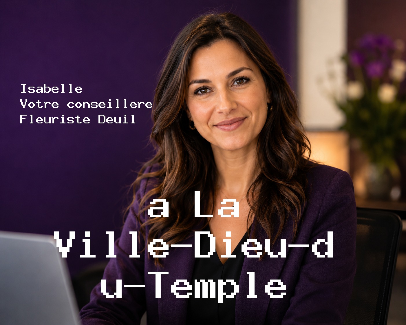 Isabelle, votre conseillère Fleuriste Deuil à La Ville-Dieu-du-Temple