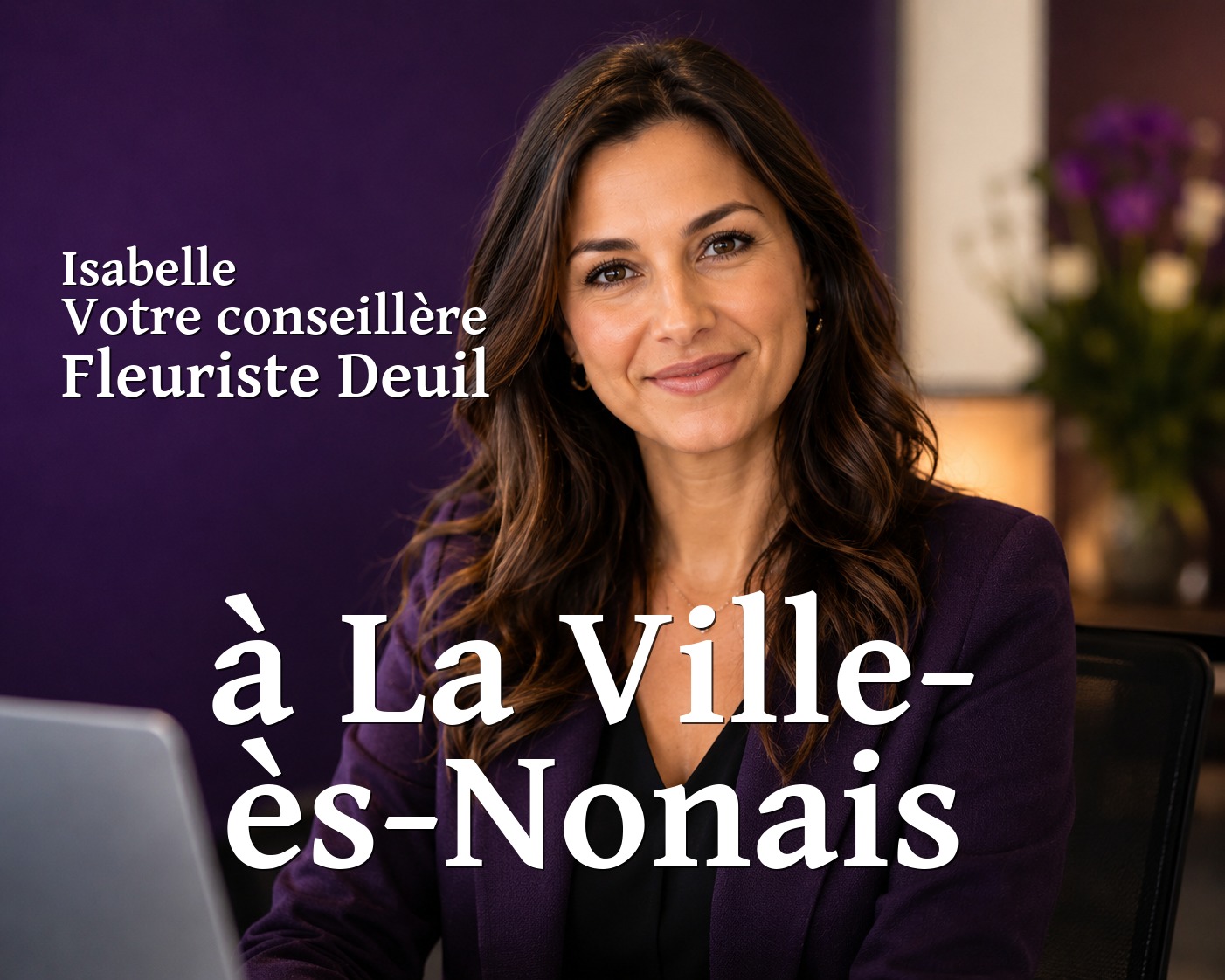 Isabelle, votre conseillère Fleuriste Deuil à La Ville-ès-Nonais