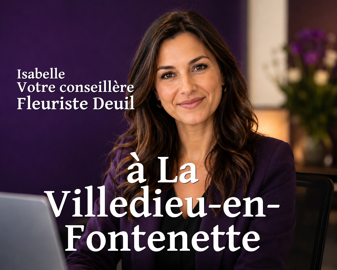 Isabelle, votre conseillère Fleuriste Deuil à La Villedieu-en-Fontenette