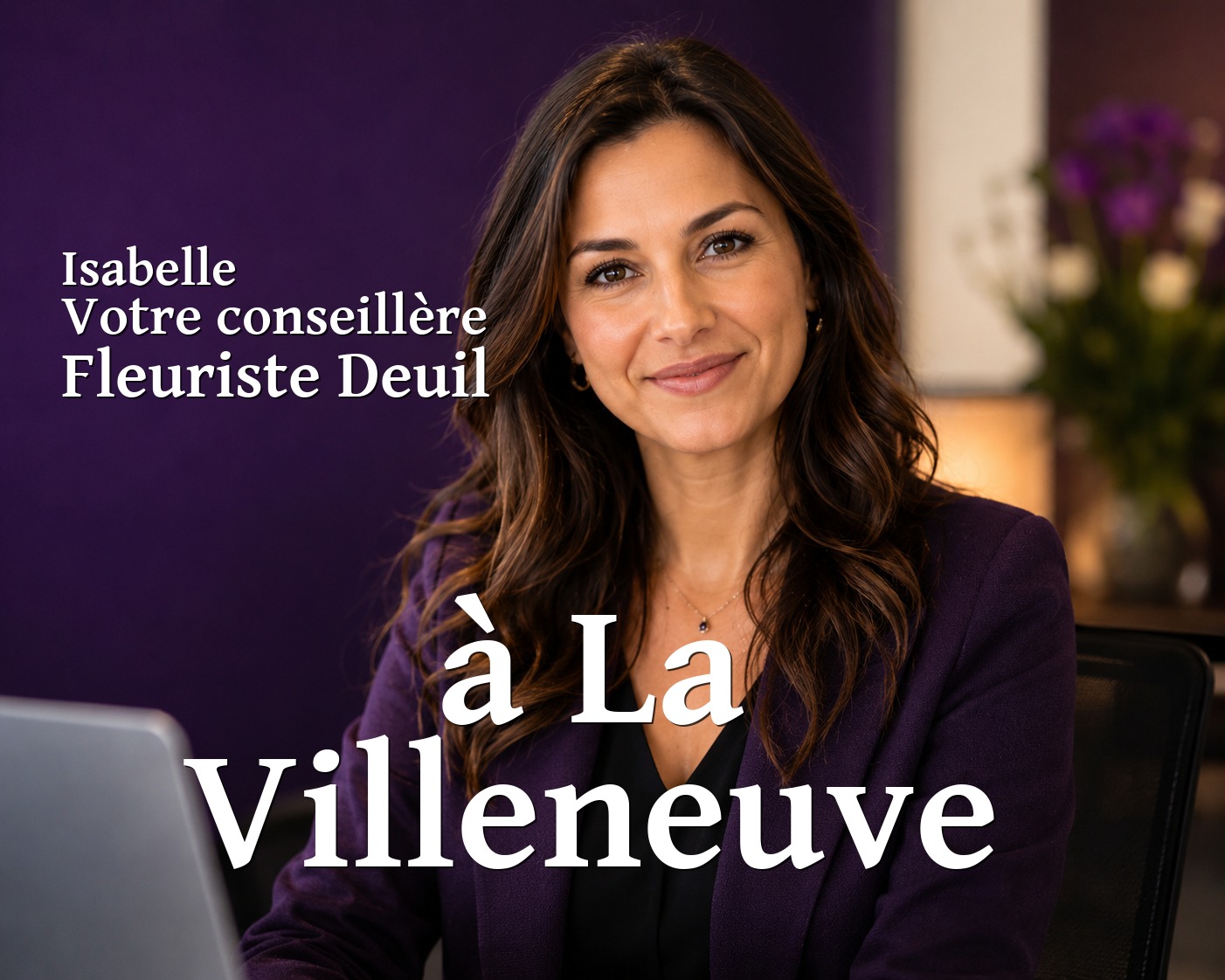 Isabelle, votre conseillère Fleuriste Deuil à La Villeneuve