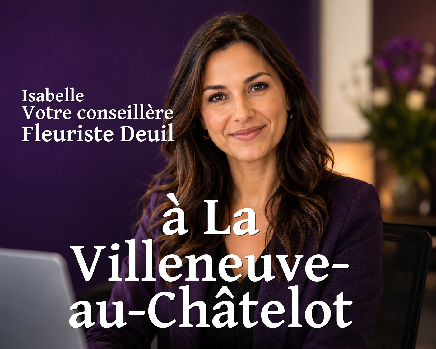 Isabelle, votre conseillère Fleuriste Deuil à La Villeneuve-au-Châtelot