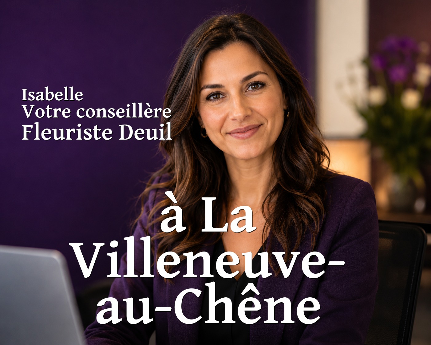 Isabelle, votre conseillère Fleuriste Deuil à La Villeneuve-au-Chêne