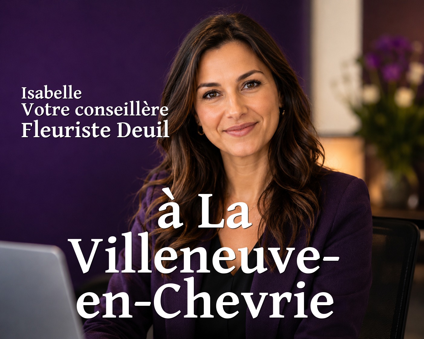 Isabelle, votre conseillère Fleuriste Deuil à La Villeneuve-en-Chevrie