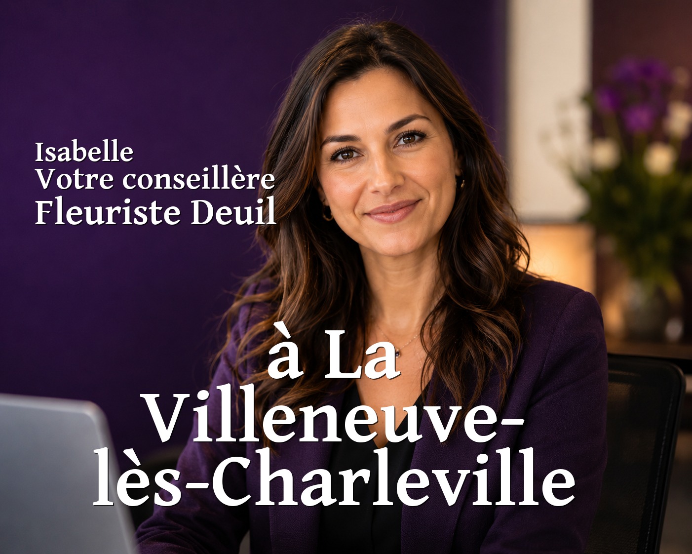 Isabelle, votre conseillère Fleuriste Deuil à La Villeneuve-lès-Charleville