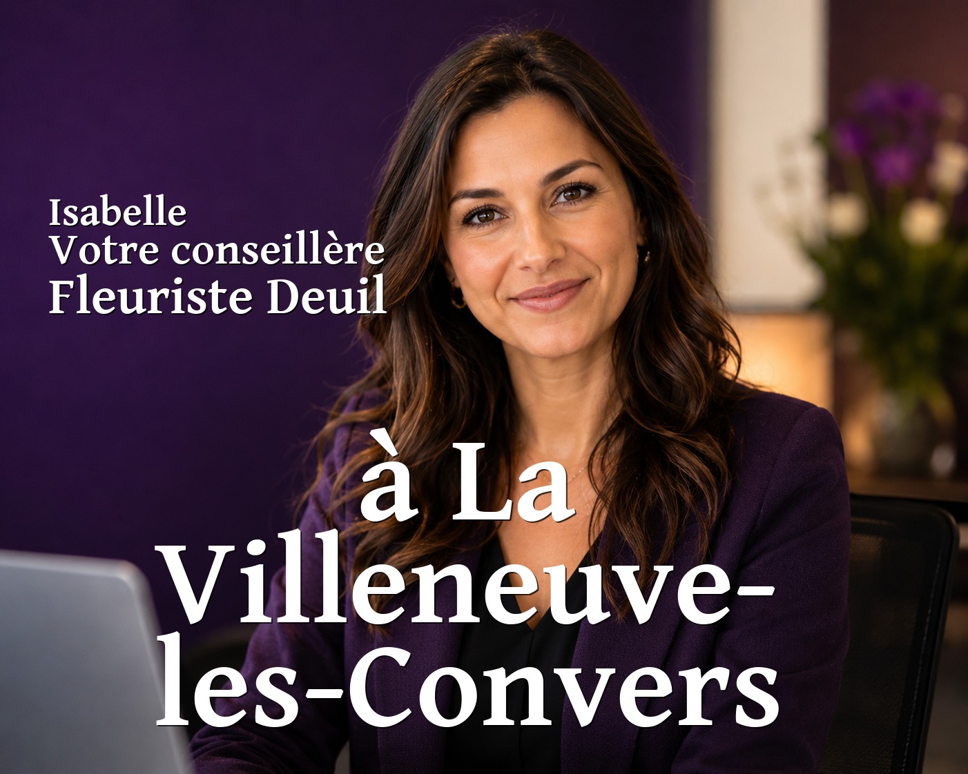 Isabelle, votre conseillère Fleuriste Deuil à La Villeneuve-les-Convers