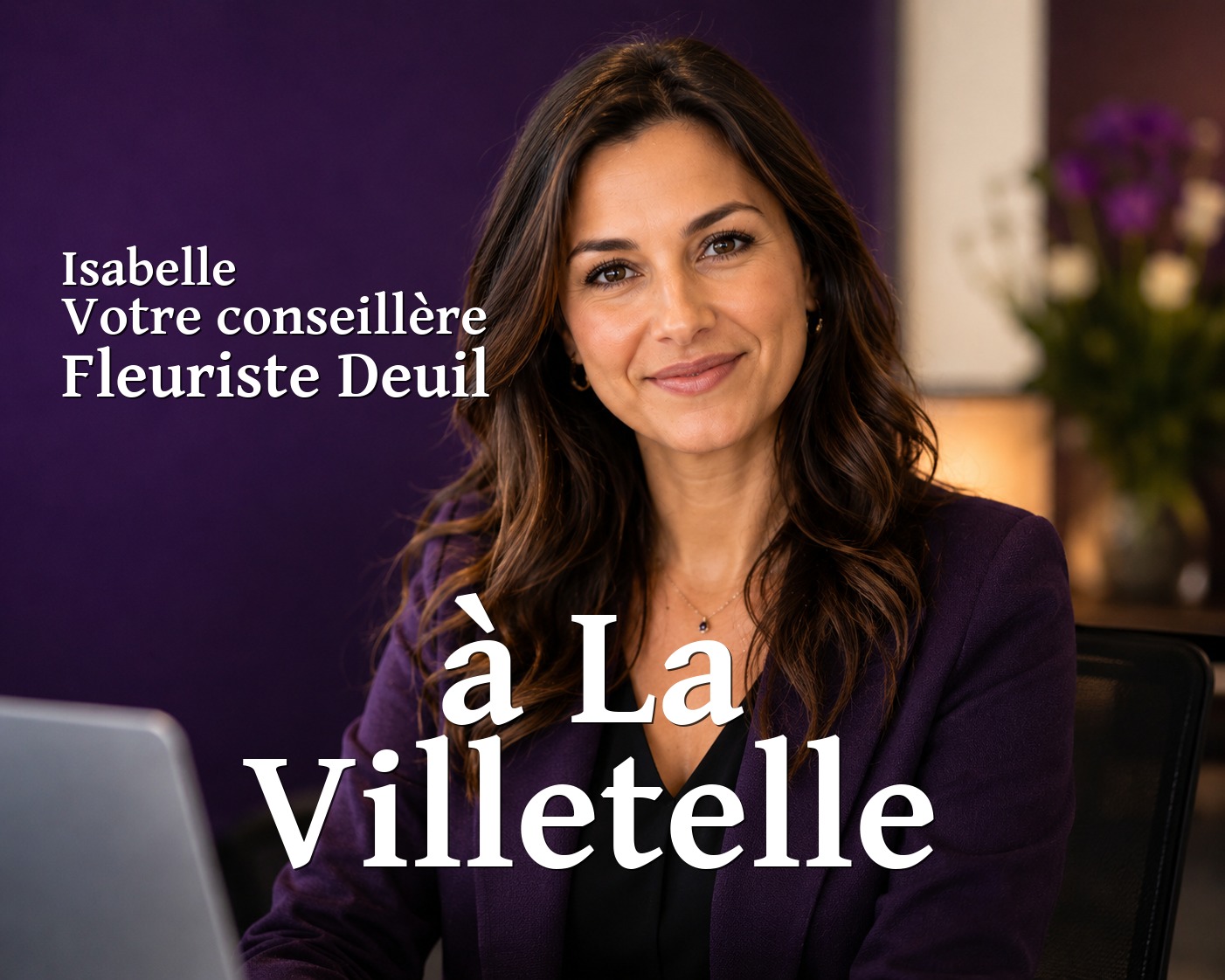 Isabelle, votre conseillère Fleuriste Deuil à La Villetelle
