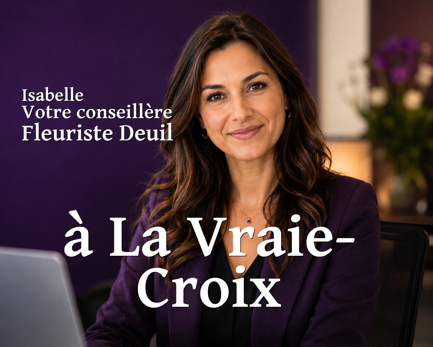 Isabelle, votre conseillère Fleuriste Deuil à La Vraie-Croix