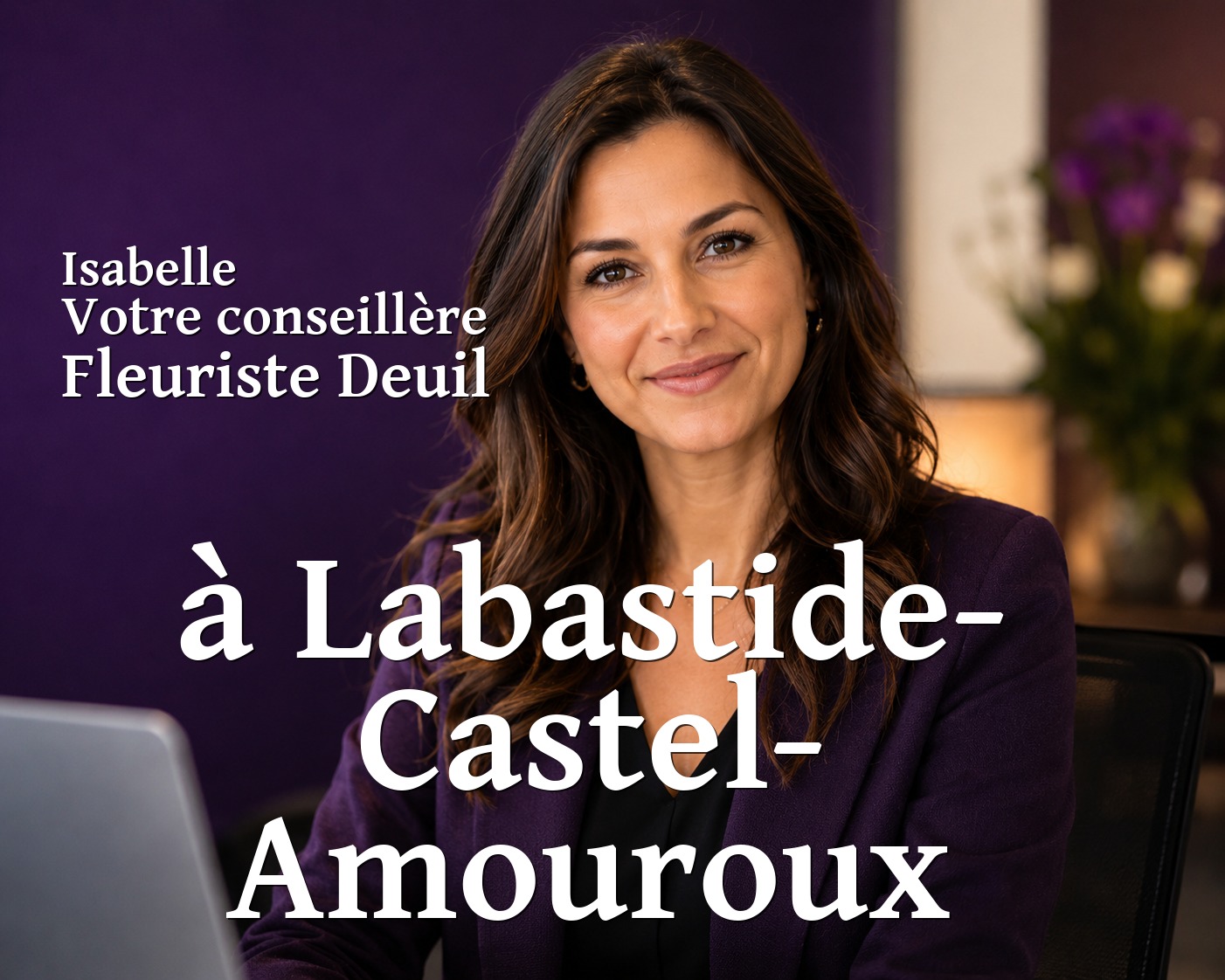 Isabelle, votre conseillère Fleuriste Deuil à Labastide-Castel-Amouroux