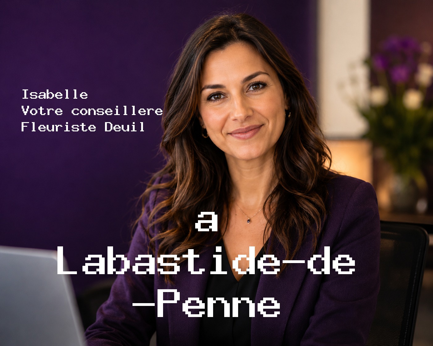 Isabelle, votre conseillère Fleuriste Deuil à Labastide-de-Penne