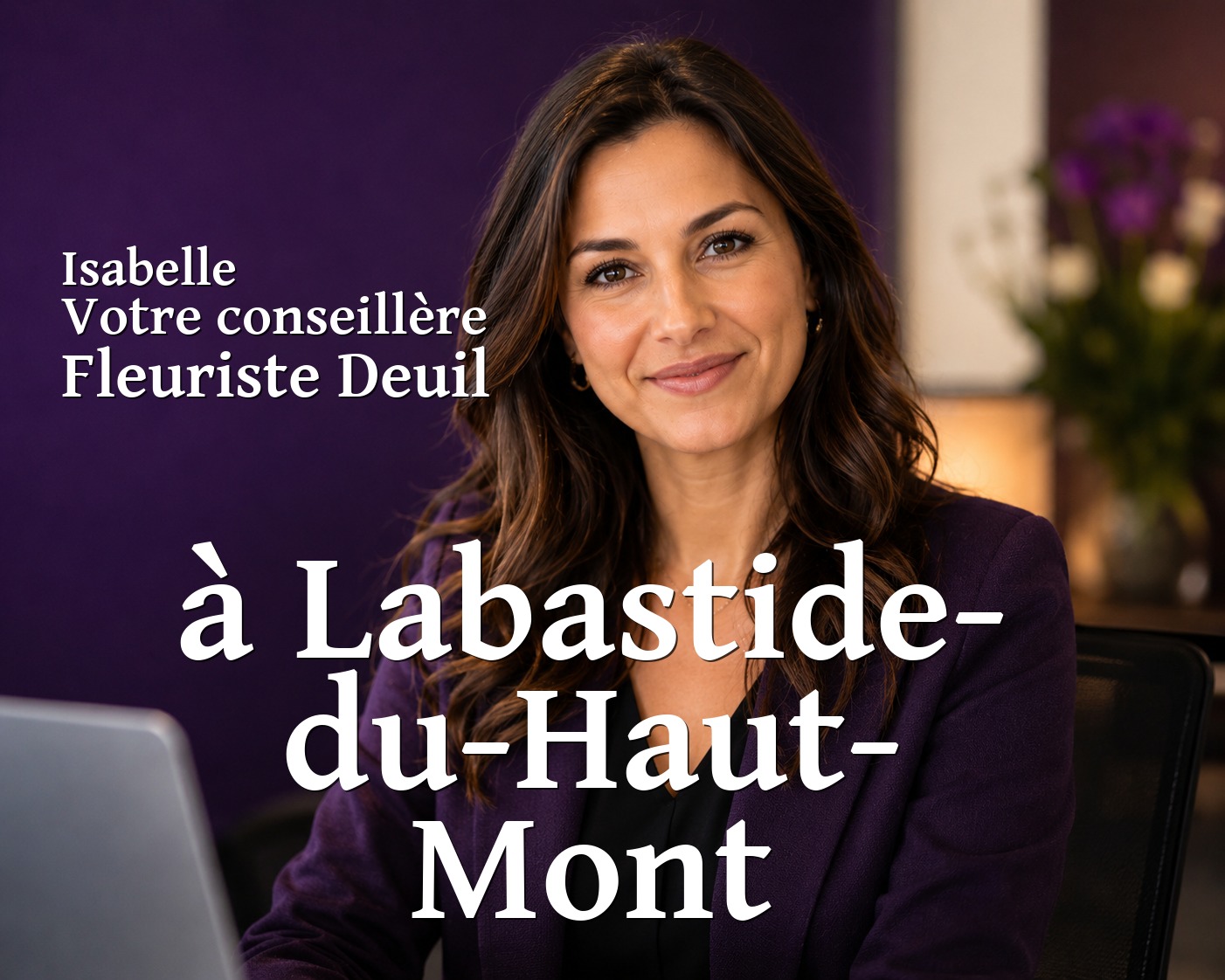 Isabelle, votre conseillère Fleuriste Deuil à Labastide-du-Haut-Mont
