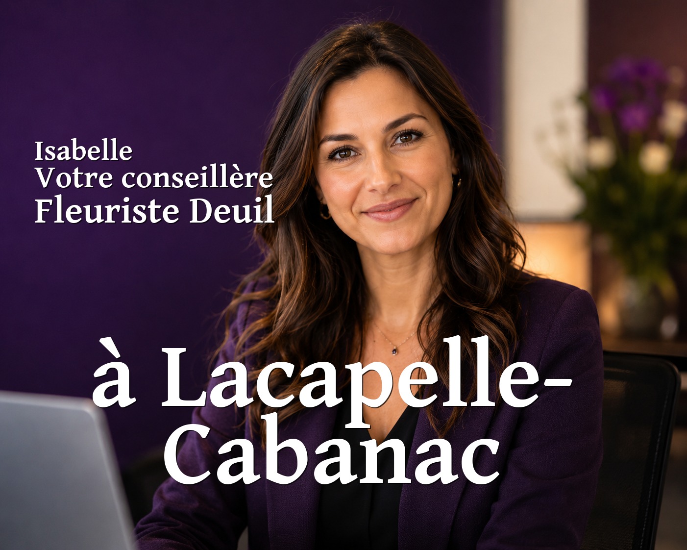 Isabelle, votre conseillère Fleuriste Deuil à Lacapelle-Cabanac