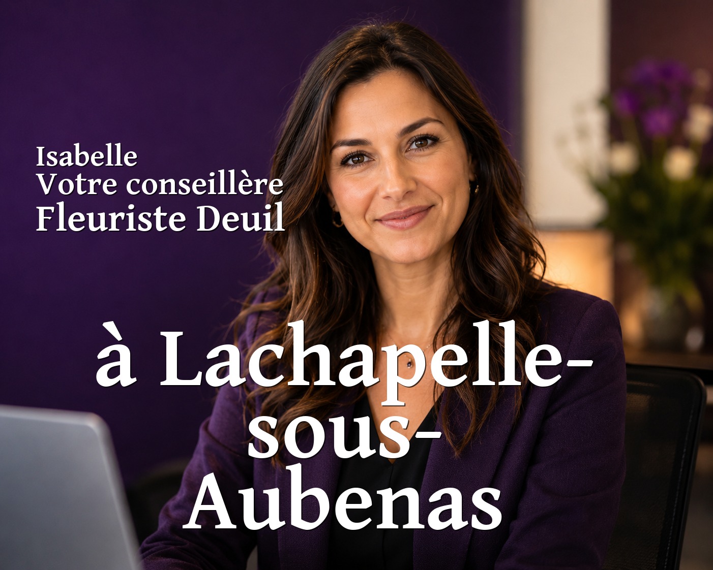 Isabelle, votre conseillère Fleuriste Deuil à Lachapelle-sous-Aubenas