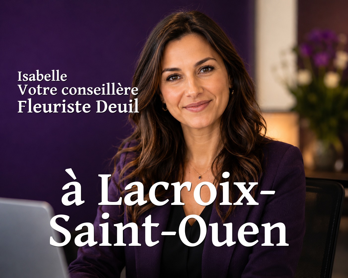 Isabelle, votre conseillère Fleuriste Deuil à Lacroix-Saint-Ouen