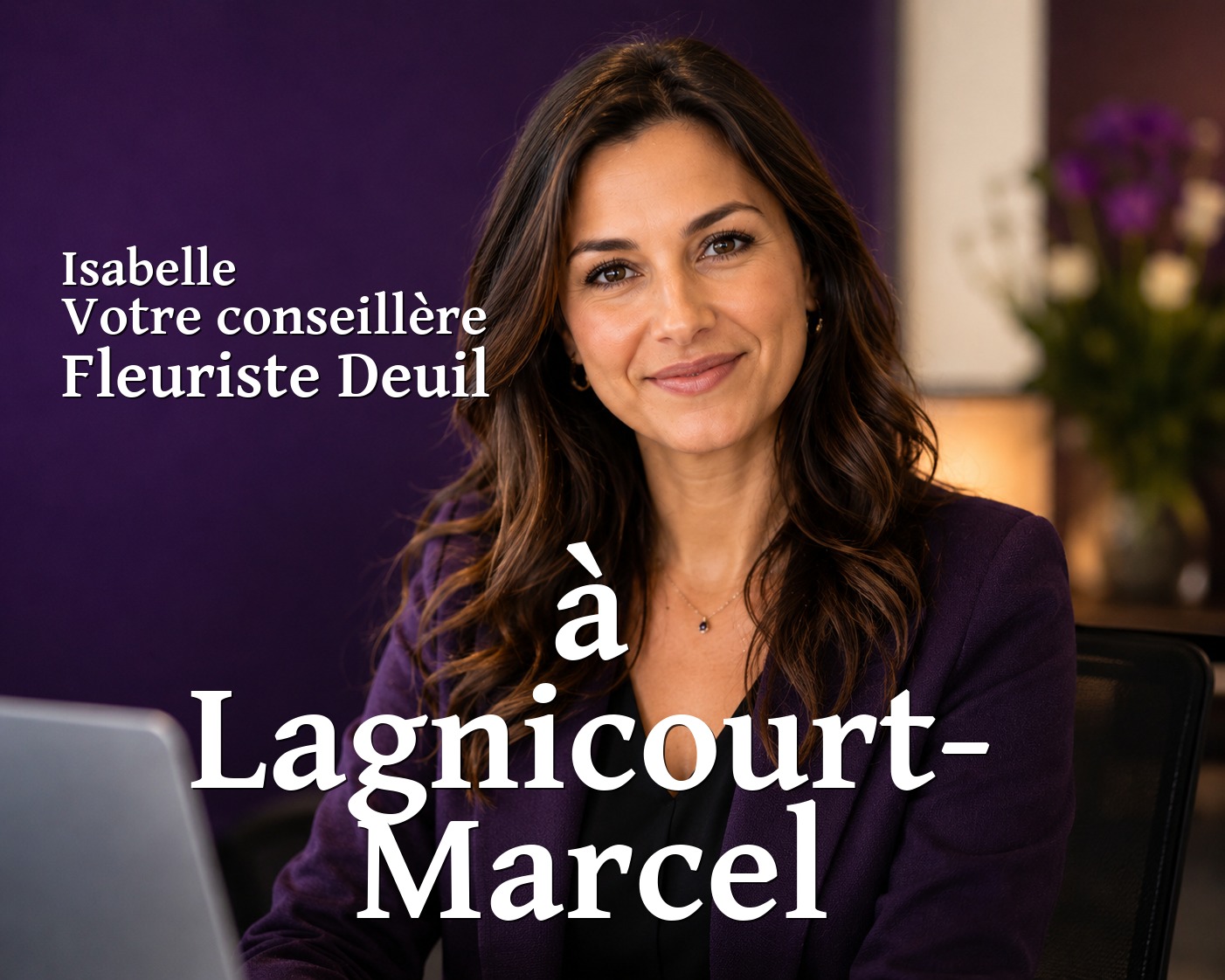 Isabelle, votre conseillère Fleuriste Deuil à Lagnicourt-Marcel
