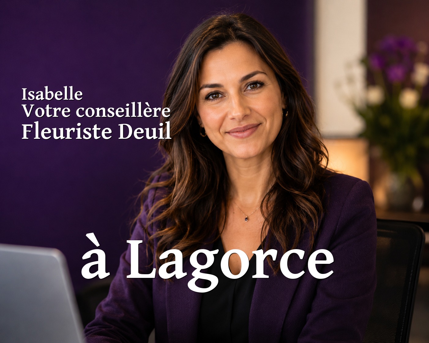 Isabelle, votre conseillère Fleuriste Deuil à Lagorce