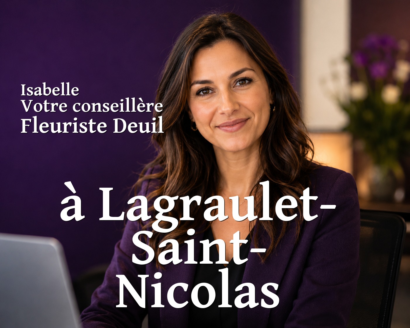 Isabelle, votre conseillère Fleuriste Deuil à Lagraulet-Saint-Nicolas