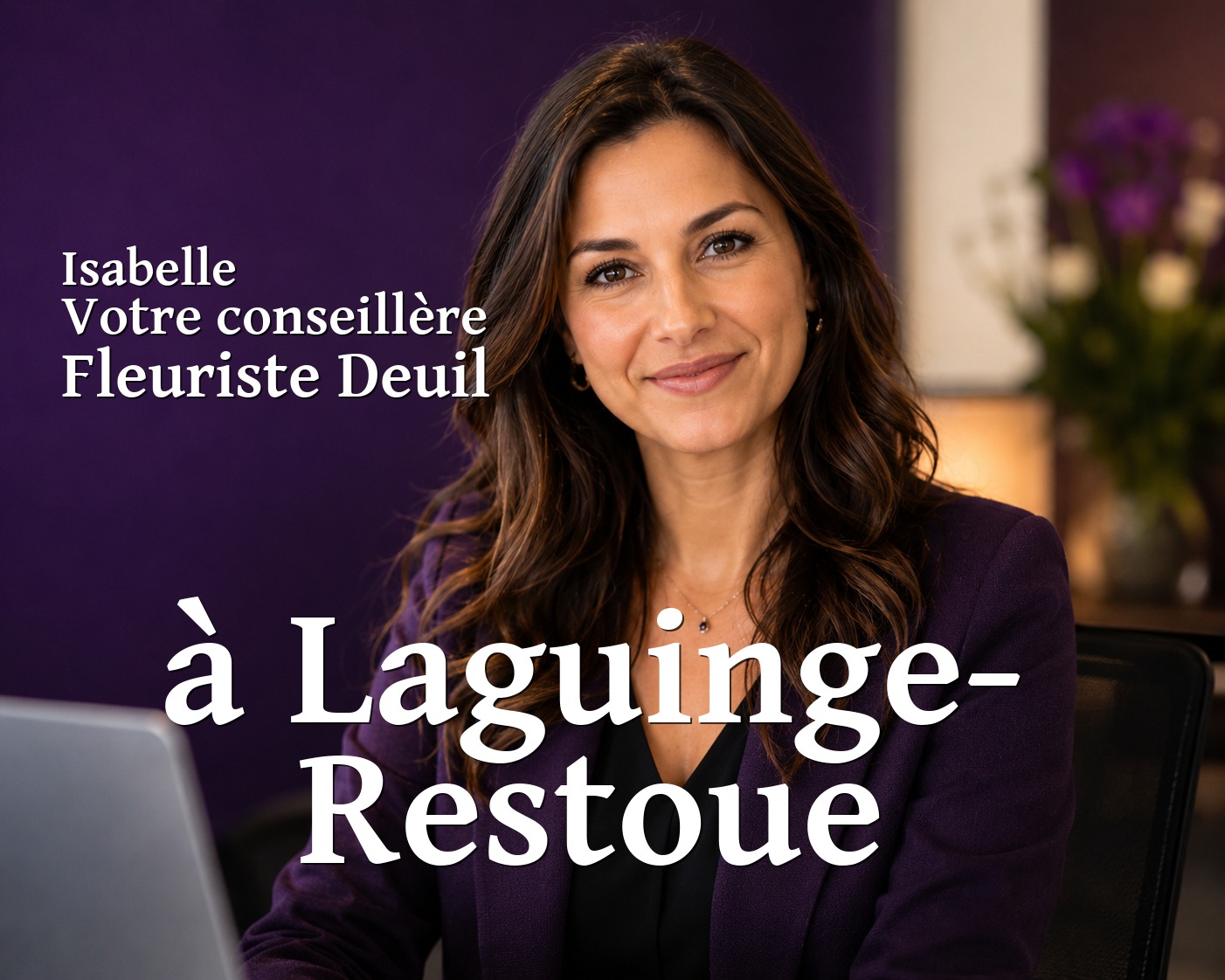 Isabelle, votre conseillère Fleuriste Deuil à Laguinge-Restoue