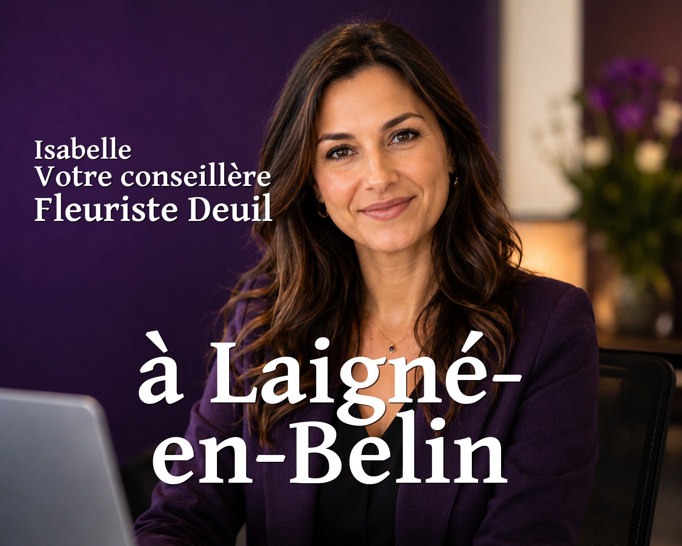 Isabelle, votre conseillère Fleuriste Deuil à Laigné-en-Belin