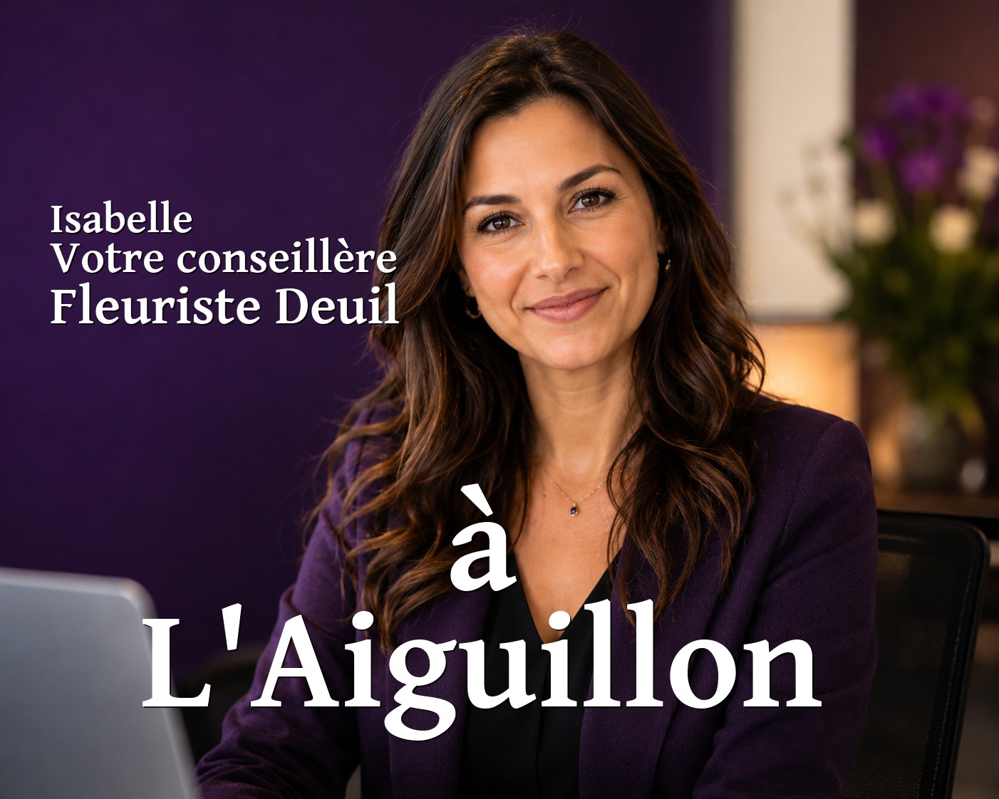 Isabelle, votre conseillère Fleuriste Deuil à L'Aiguillon