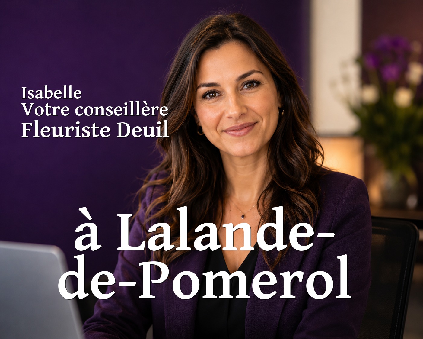 Isabelle, votre conseillère Fleuriste Deuil à Lalande-de-Pomerol
