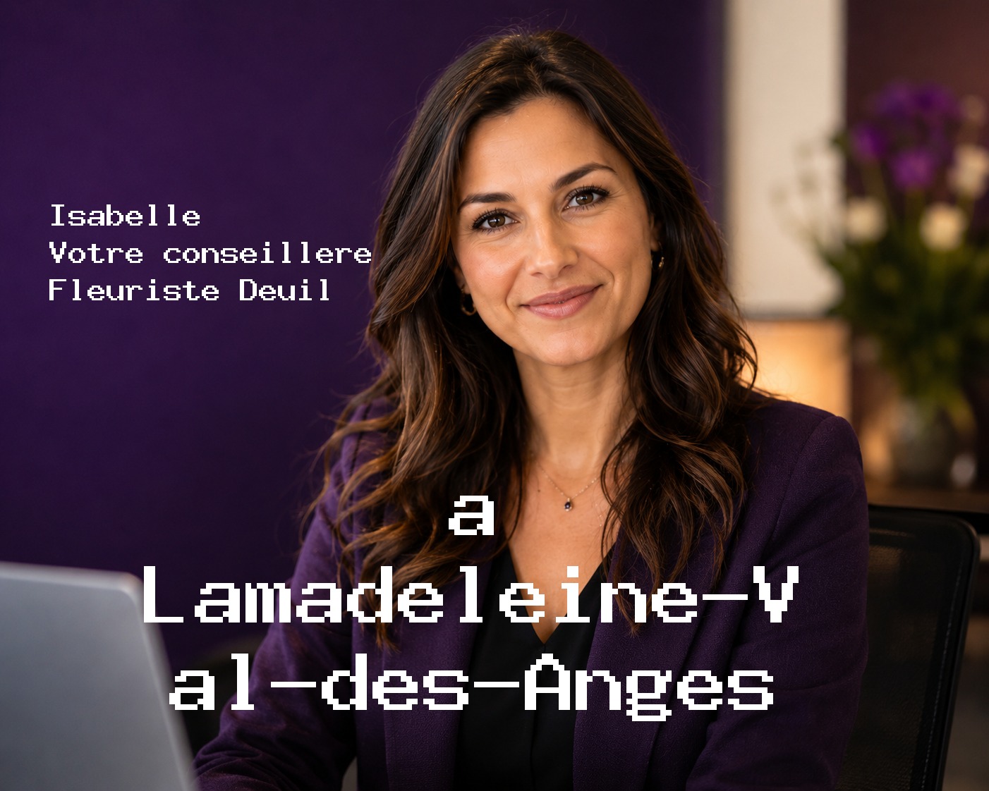 Isabelle, votre conseillère Fleuriste Deuil à Lamadeleine-Val-des-Anges